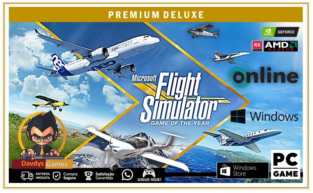 Flight Simulator 2020 - Premium Deluxe - Steam - DFG