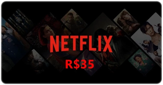 Gift Card Netflix 35 Reais Brasil - Código Digital - Playce
