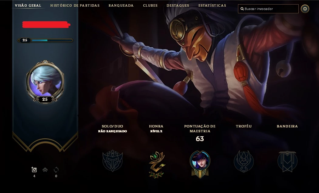 Conta Platina 3 60%Win Rate 25 Campeões 1 Reebolso Espólios