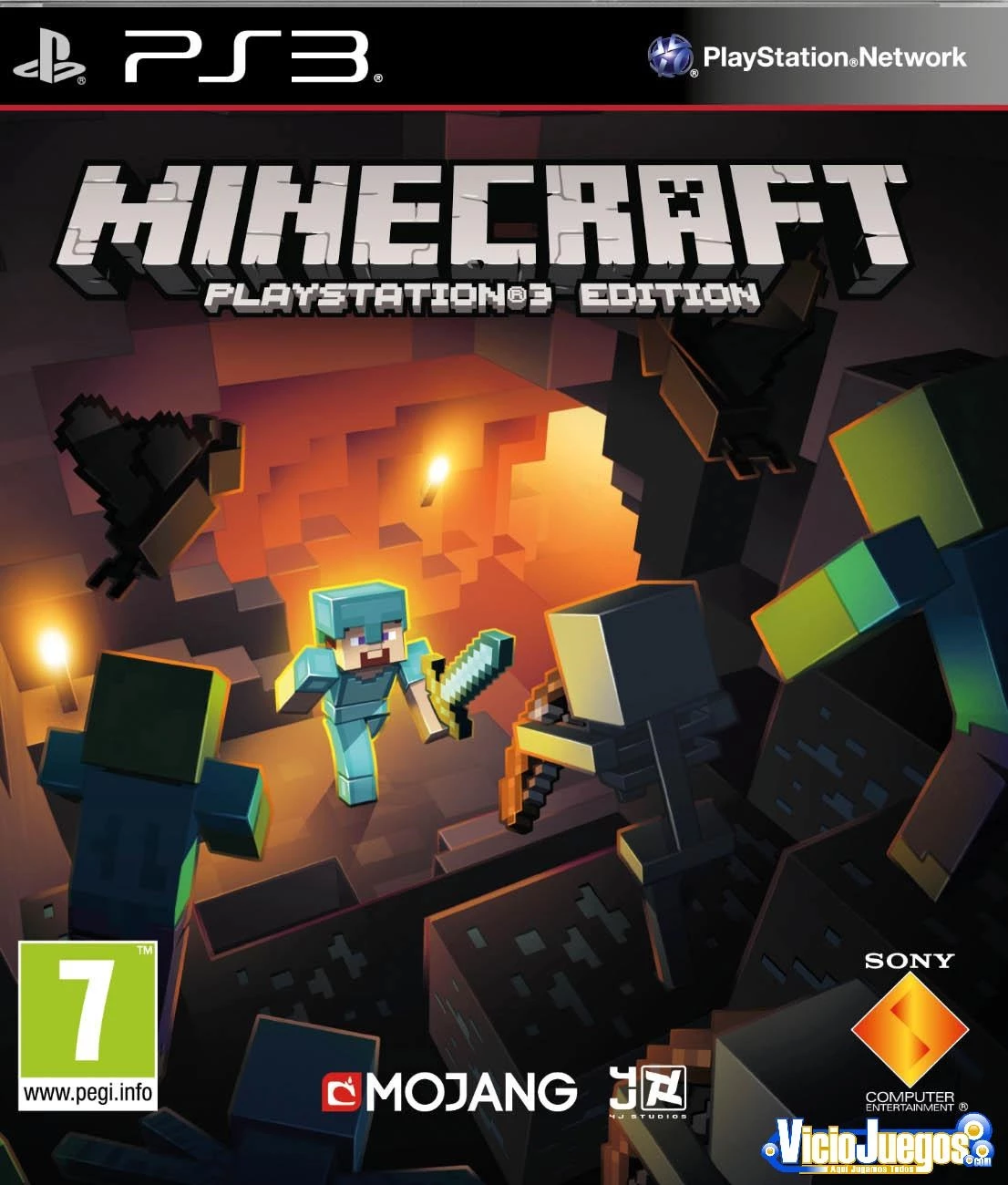 Minecraft é um jogo eletrônico tipo sandbox e independente de mundo aberto  que permite a construção