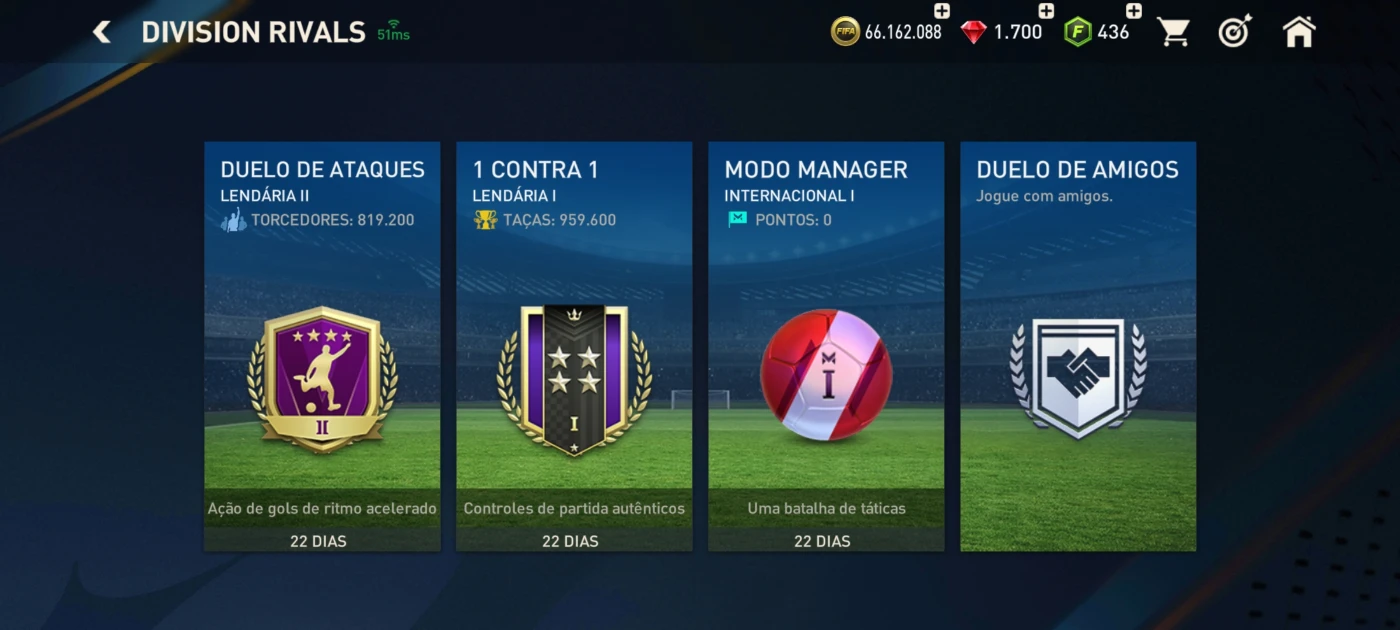 Desapego Games - FIFA > Uma conta do FIFA MOBILE 23