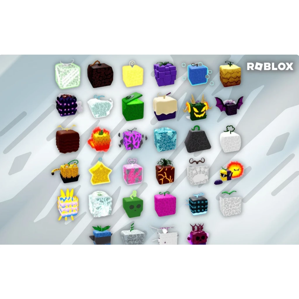 Roblox > VENDO FRUTAS FÍSICAS BLOX FRUITS / LOJA