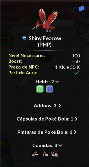 Conta Pokexgames Servidor Lunar / Malefic Lvl 439 Pxg - DFG