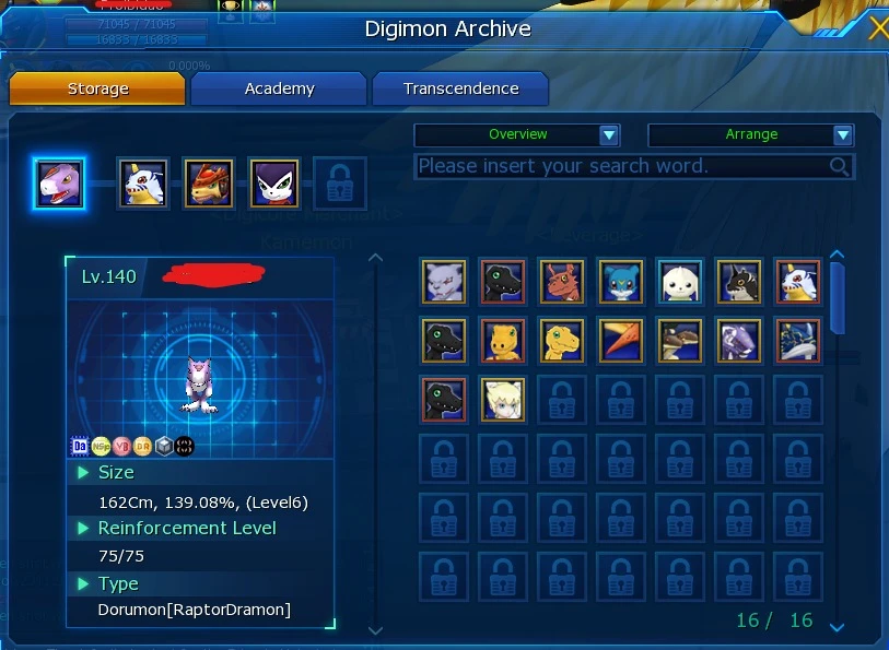 V> ACC NA OMEGAMON AoA 139% 25/25 75/75 Perfect ! - Digimon Masters Online DMO