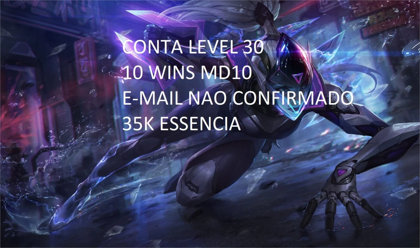 Conta Smurf Unranked Até 60.000 De Essência Azul - League Of Legends Lol -  DFG