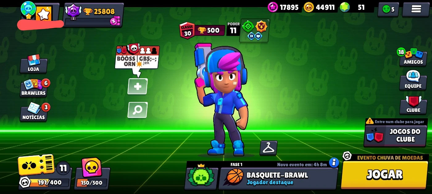 Jogo Brawl Stars : Legends Online no Jogos Online Wx