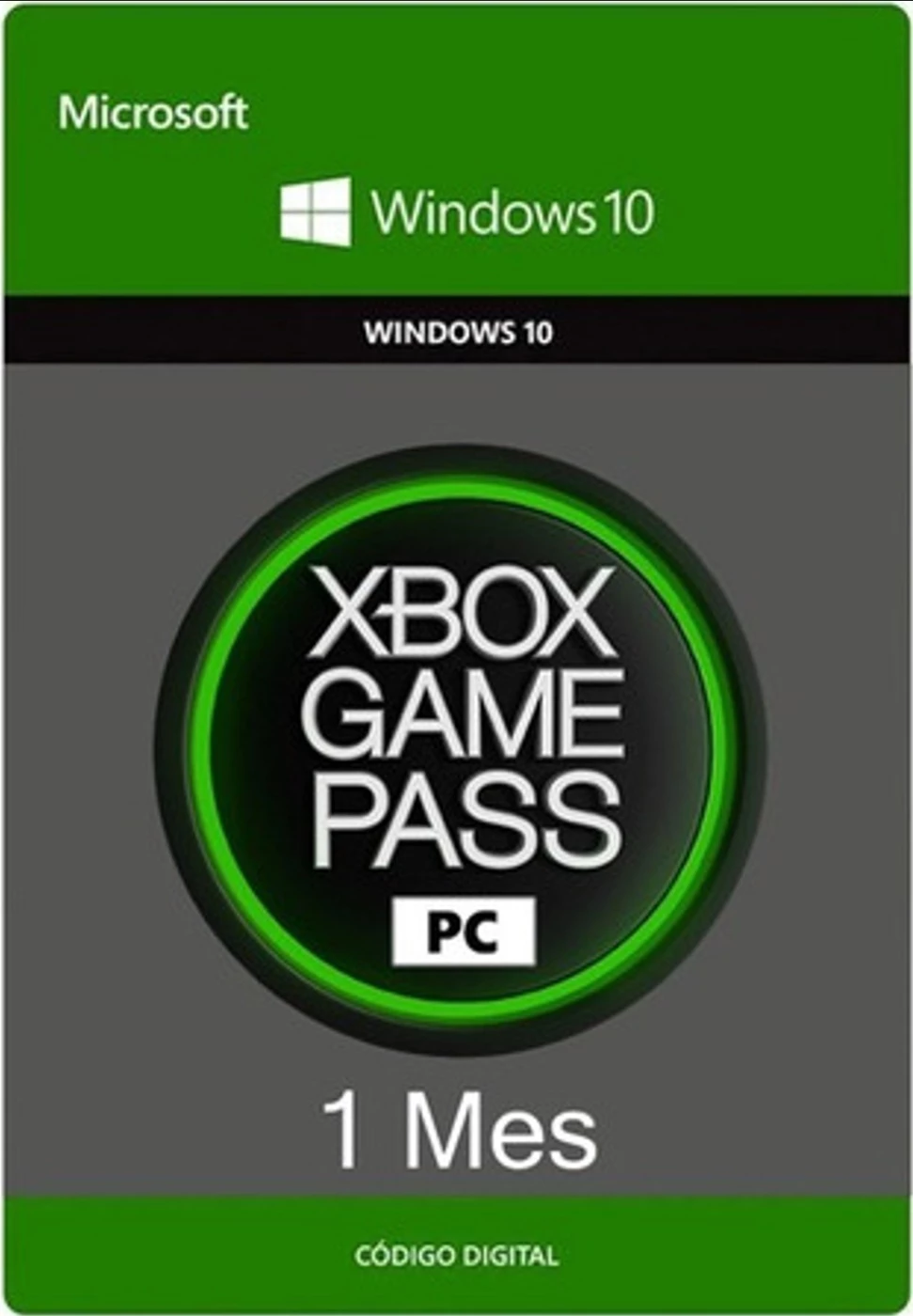 Xbox Gamepass 1 Mes - Código De 25 Dígitos (Pc) - Gift Cards - DFG