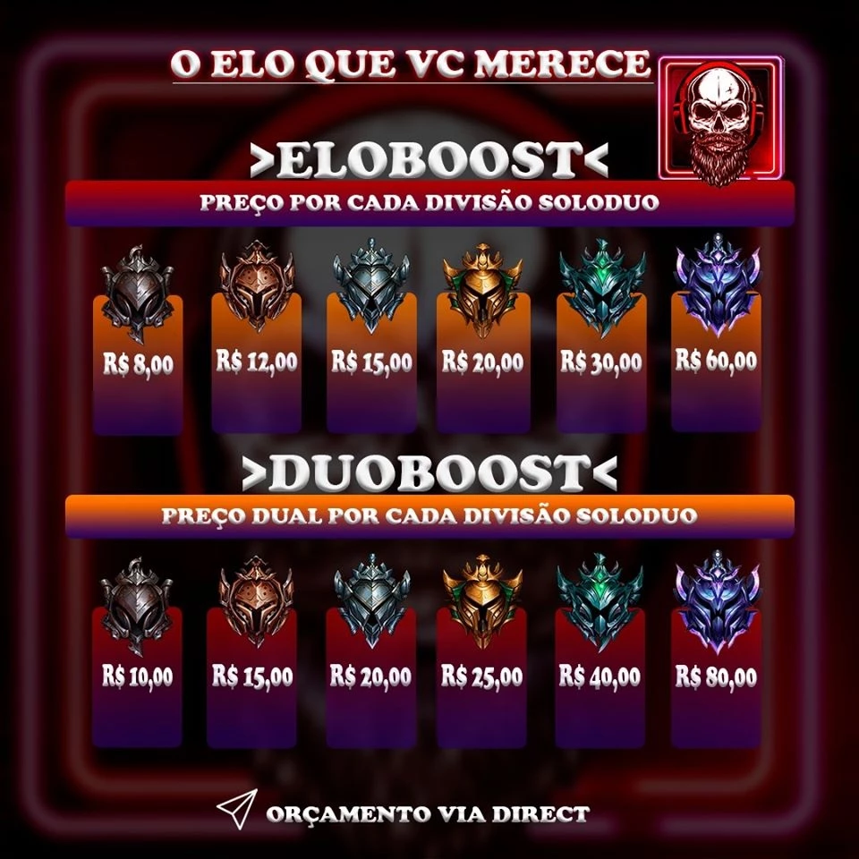 Elo Boost - League Of Legends Lol - DFG