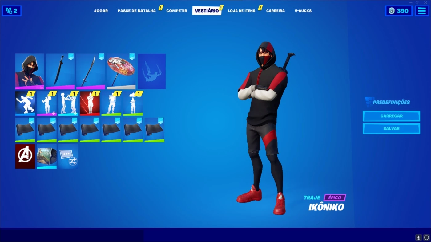 Desapego Games - Fortnite > Conta Fortnite com IKONIK e várias