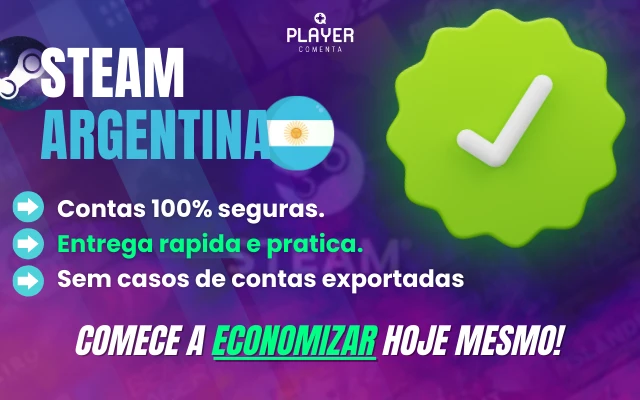 Steam Argentina Migração - Converta Sua Conta Atual - DFG