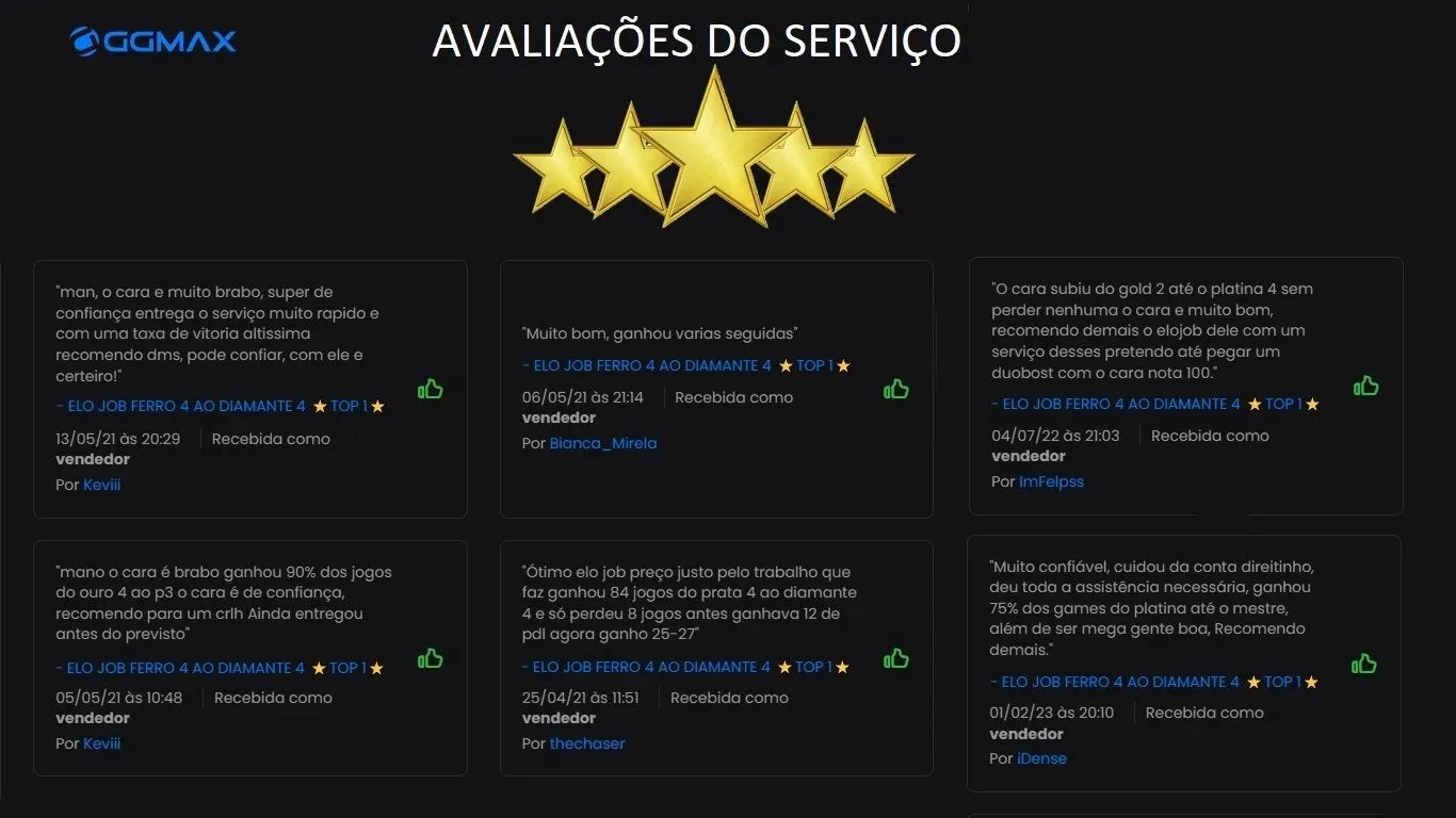 High elo job - Barato e de confiança - Rápido e seguro - ELOJOB