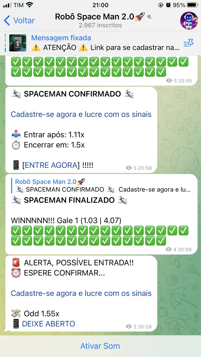 QUEBRANDO O SPACEMAN COM SINAIS