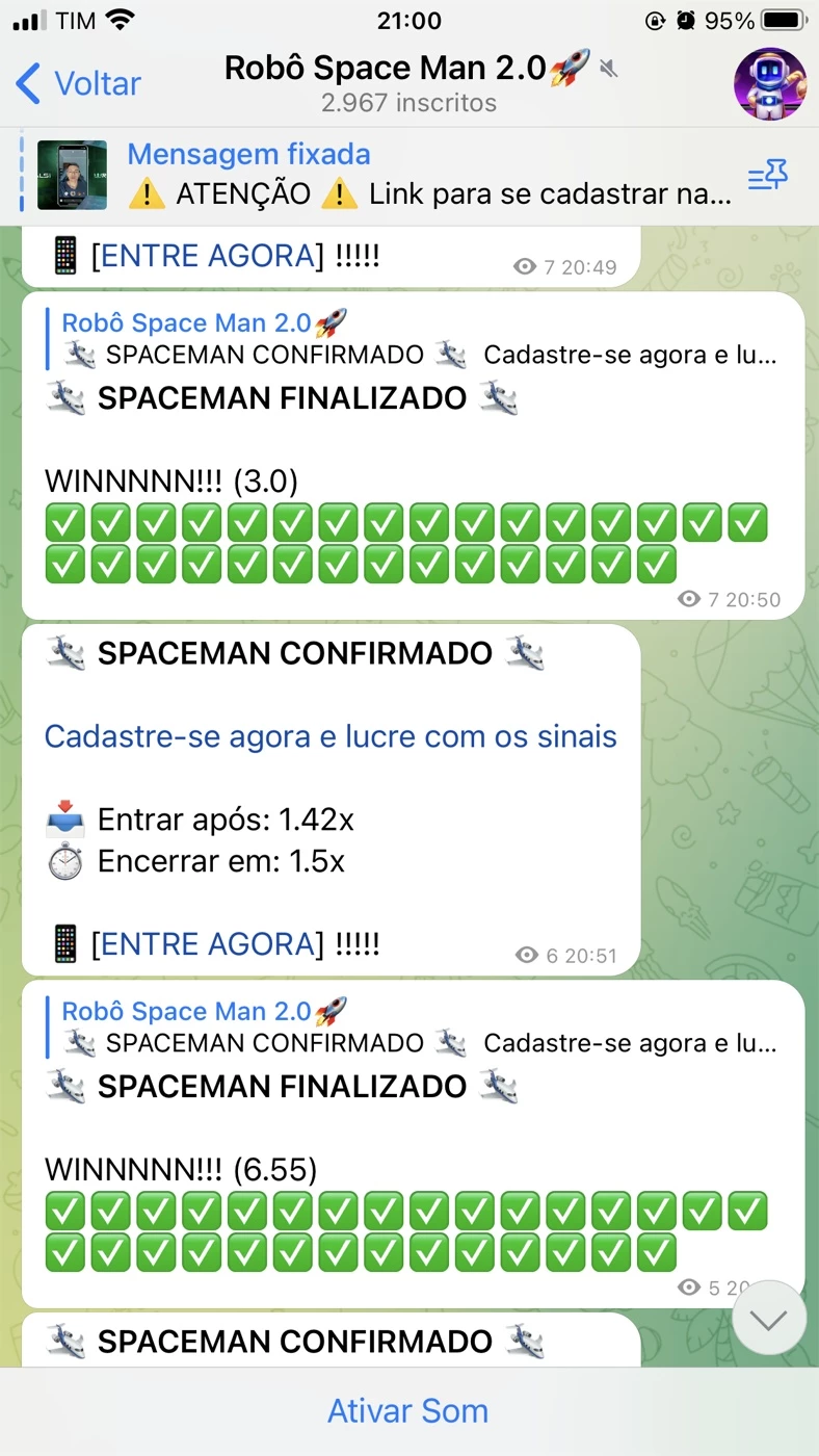 Grupo de WhatsApp Venda de robôs da spaceman