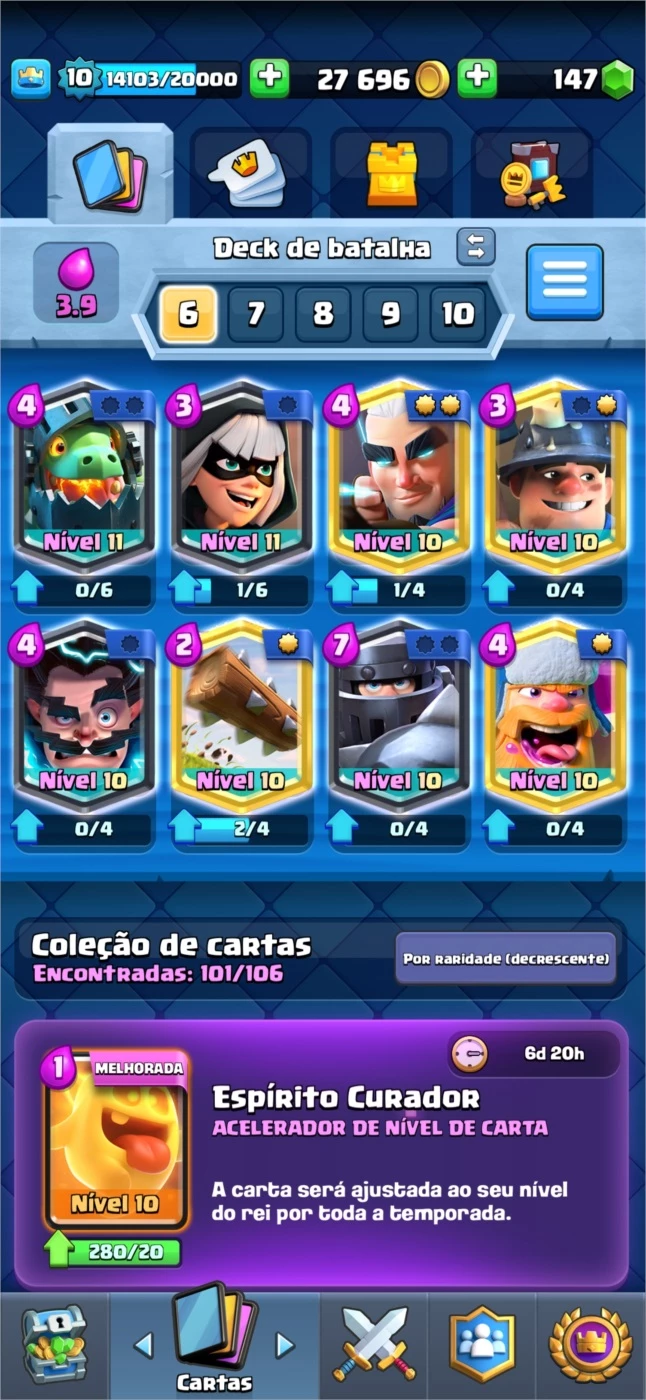 Conta Clash royale nível 47 arena 20 - Clash Royale - GGMAX