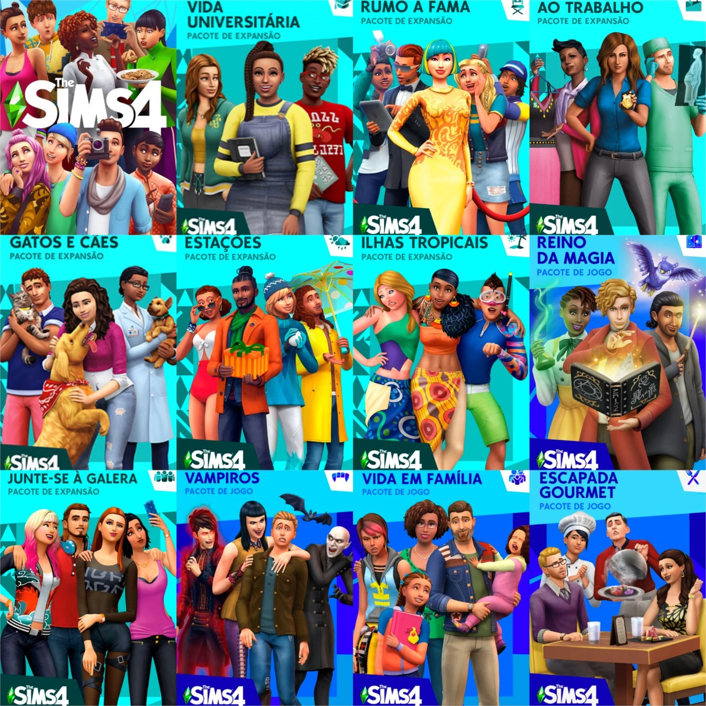 The Sims 4 Expansoes Origin