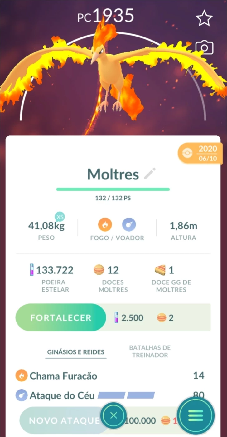 Moltres (Pokémon) - Pokémon Go