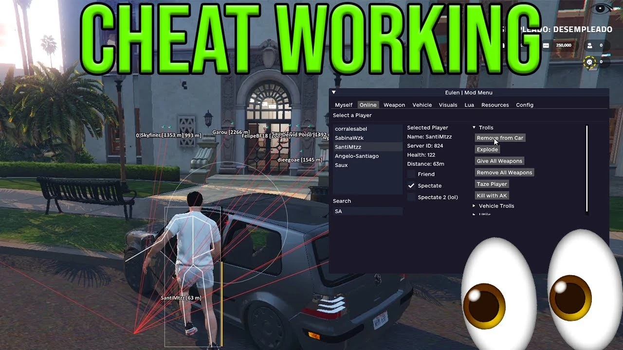 Gta 5 Mod Menu Fivem Simples Sem Ban - DFG