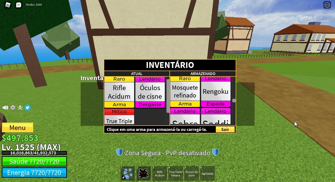 Conta de Roblox com Conta de L Blox Fruits Op e Demon Soul Também + 4milhão  de Belis, Jogo de Computador Roblox Nunca Usado 88571019