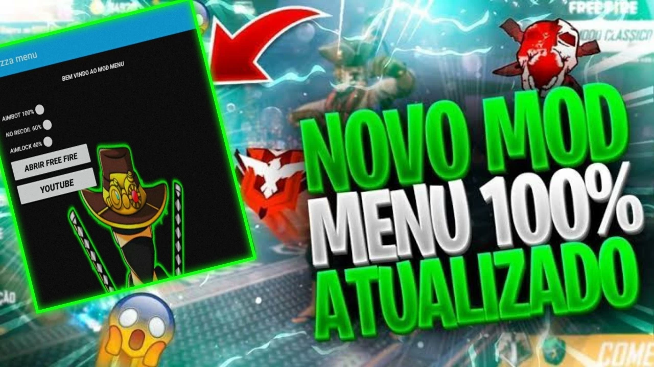 🔰 FFH4X ATUALIZADO 🔰 MOD MENU FFH4X 🔰 MOD MENU FREE FIRE