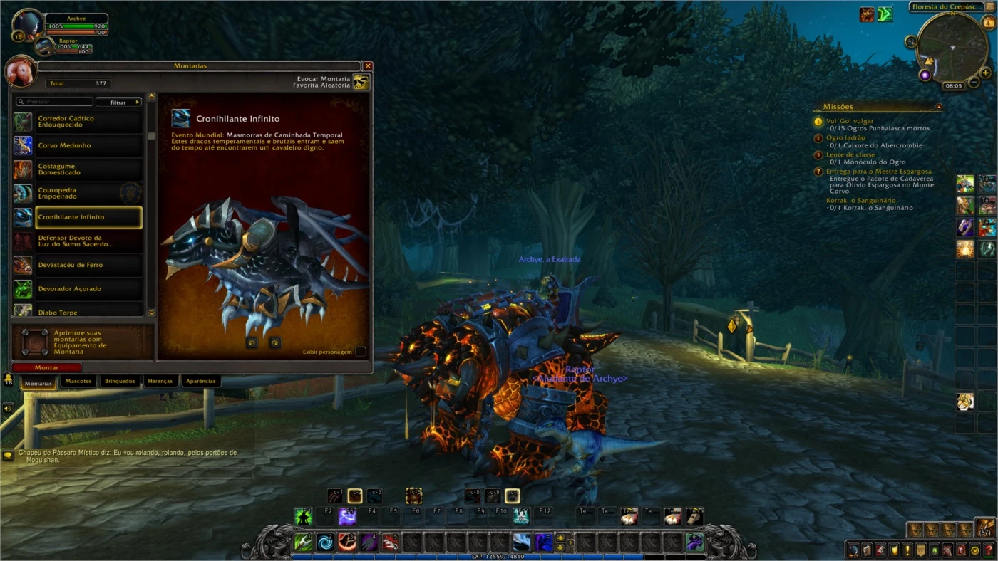 Conta Wow Bfa 376 Mounts 670 Mascotes Raridades - Blizzard - DFG