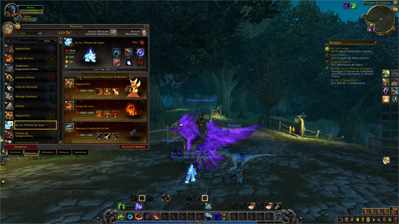 Conta Wow Bfa 376 Mounts 670 Mascotes Raridades - Blizzard - DFG