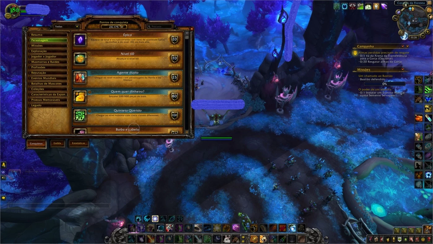 Conta Wow 24K Archiv +500Mounts 920Kk Gold Ativa Desde 2008 - Blizzard - DFG