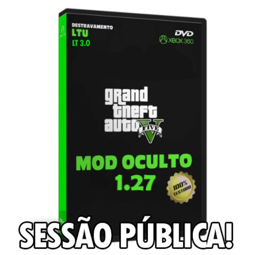 GTA V (Grand Theft Auto 5 ) para xbox 360 versão LT 3.0