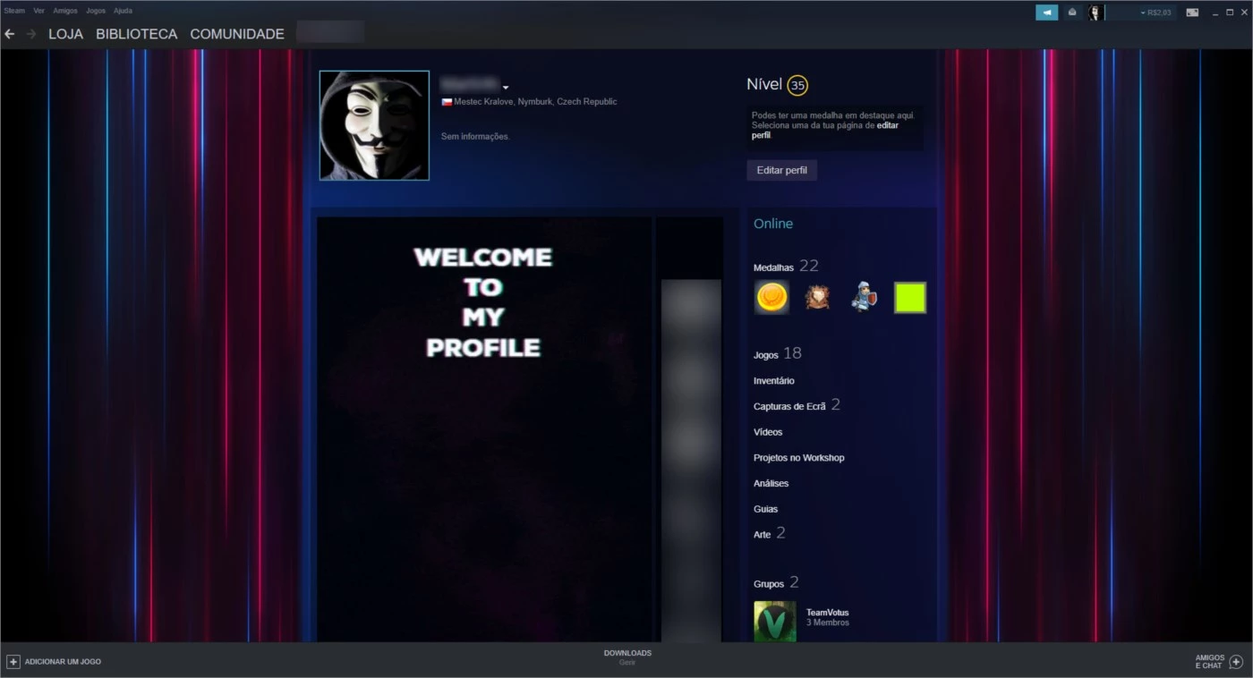 Steam: como editar o perfil da sua conta no serviço