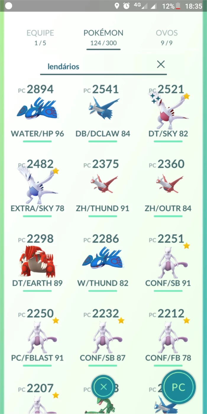 Latios Pokémon Go - (Leia A Descrição) Lendário Pc 1900+ - Pokemon Go - DFG