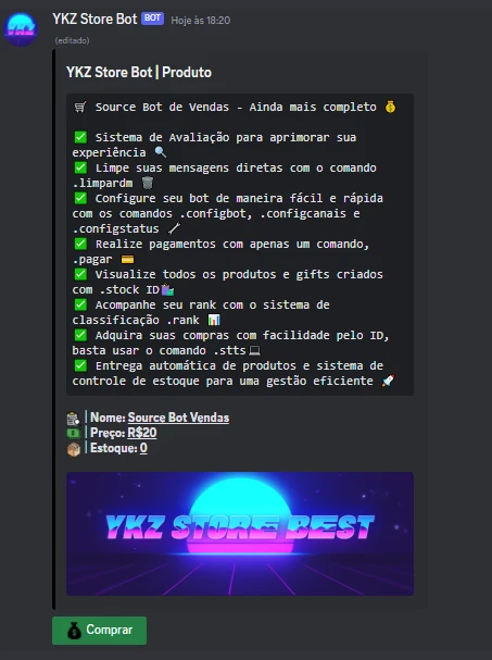 Bots Para Discord De Vendas E Gerador De Contas - Redes Sociais - DFG