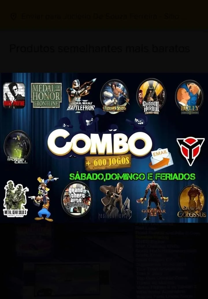 Jogos Combos 600 - Outros - DFG