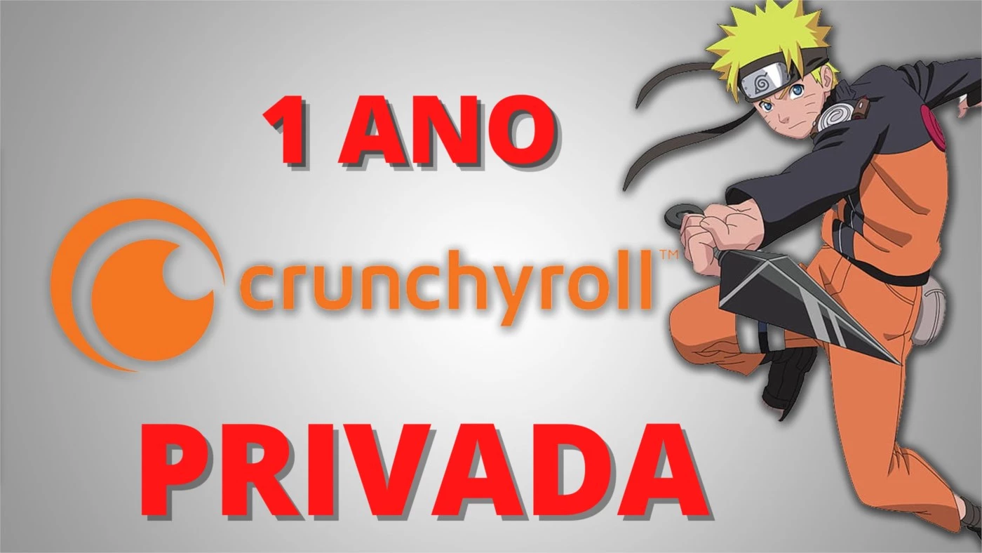 Assinaturas e Premium > Conta Crunchyroll Premium plano mega fan anual 365  dias + Garantia!