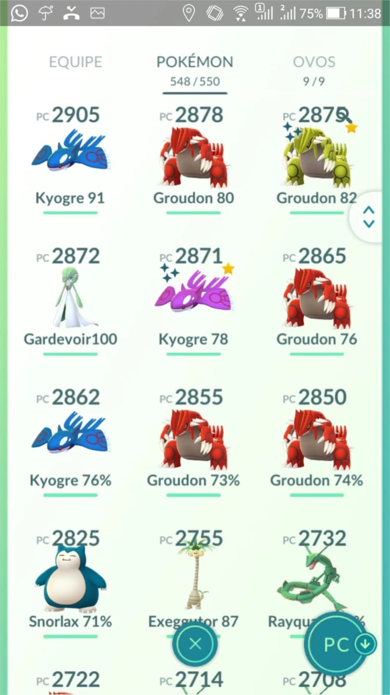 Groudon - Pokemon Lendário - Pokemon Go - DFG