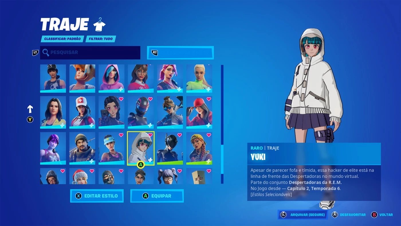 Conta com Skins Raras de Fortnite + Salve O Mundo Fundador