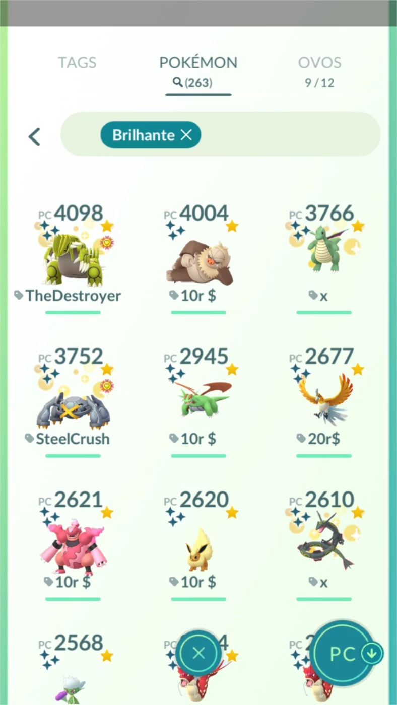 TOP 10 SHINIES ✨ MAIS RAROS DO POKÉMON GO (DA ATUALIDADE)!!!. 