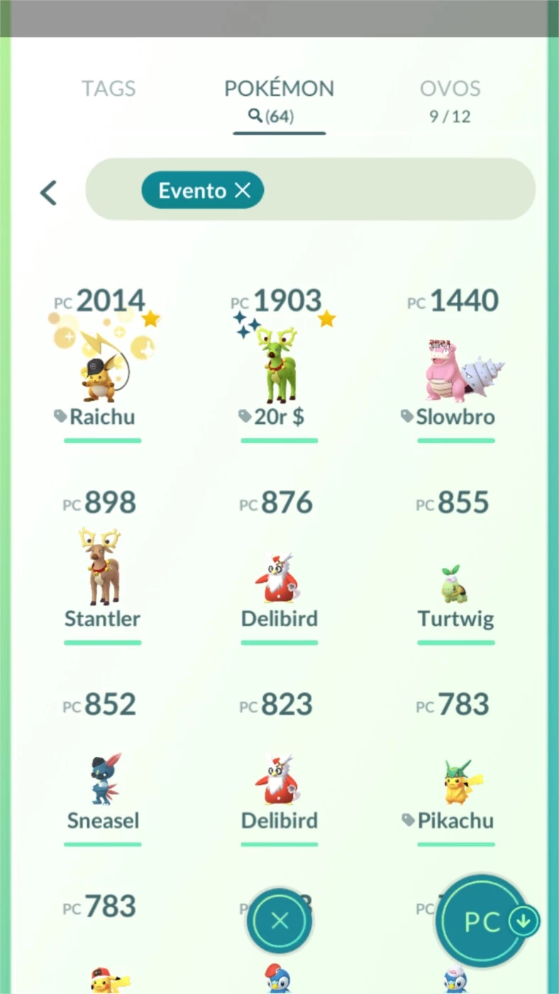Pokémon Go* Shinys, Pokémons Raros E De Evento - Pokemon Go - DFG