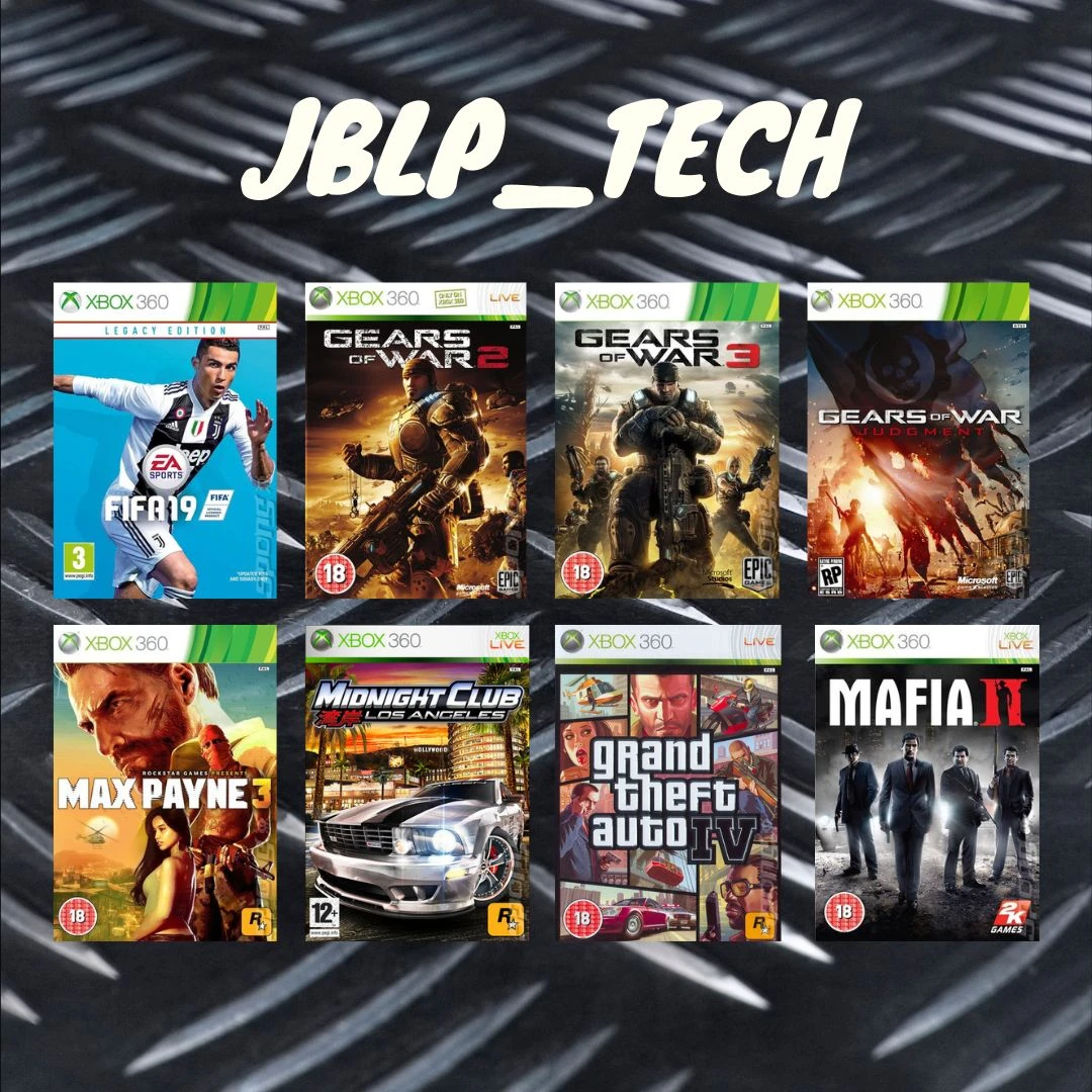 Combo Fifa 19 + 4 Jogos Xbox 360 Digital