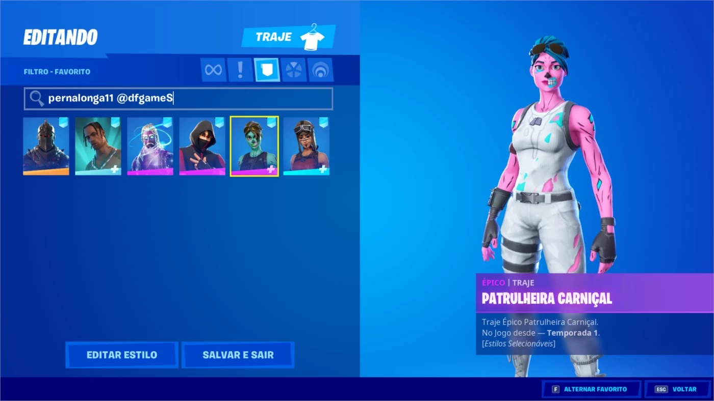 Conta Fortnite Renegade Raider +145 Skins E Muito Mais - DFG