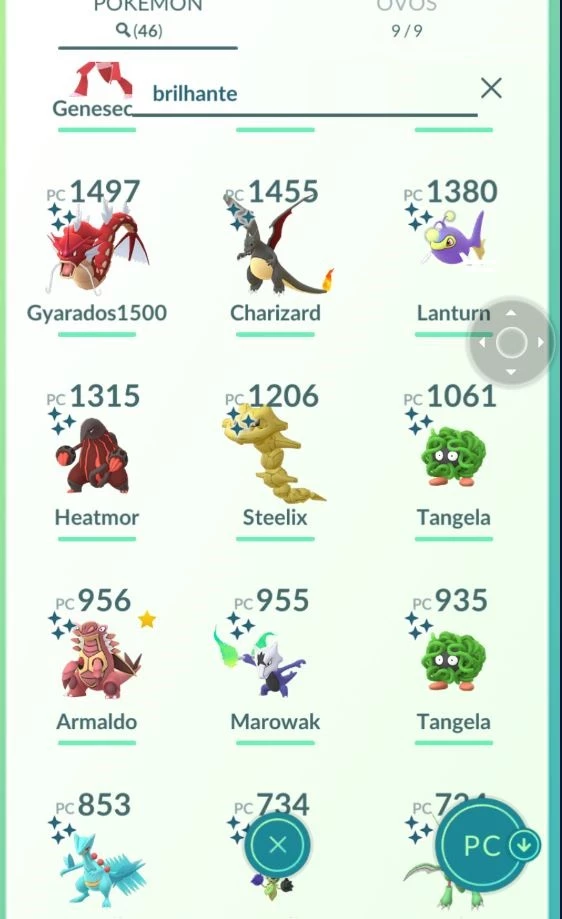 Conta Lvl 33 Com 46 Shinys E Mais De 100 Lendários - Pokemon Go - DFG