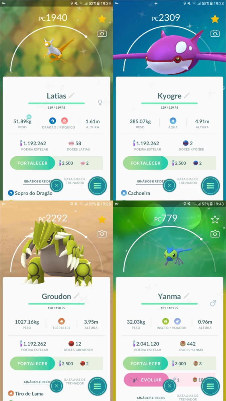 Pokemon Go - Nível 40 - 158 brilhantes - Pokemon GO - GGMAX