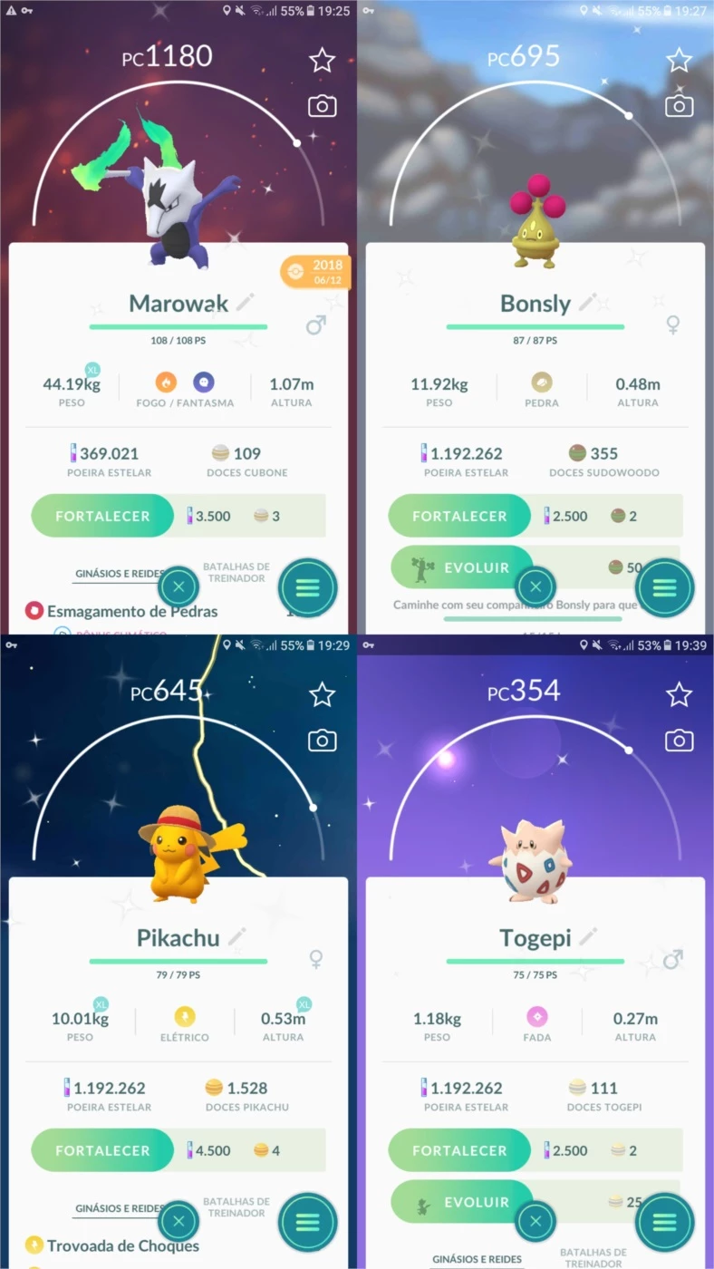 POKÉMONS SHINY BRILHANTE  PREÇO ÚNICO - Pokemon GO - GGMAX