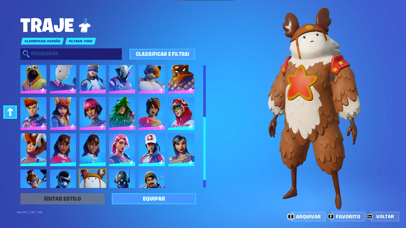 Fortnite > CONTA FORTNITE (FULL ACESSO) MUITAS SKINS CONTA EXTREMAMENTE RARA