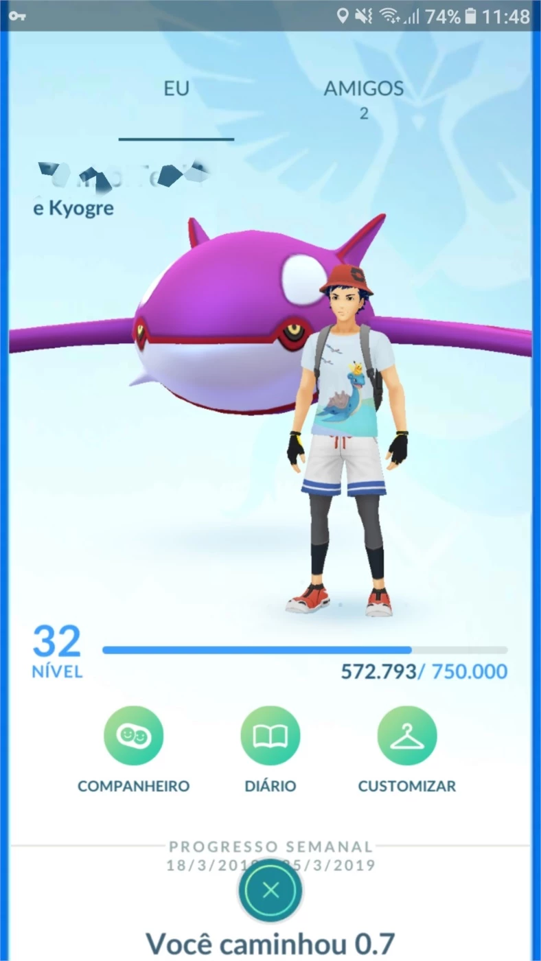 Kyogre está disponível por tempo limitado em Pokémon GO