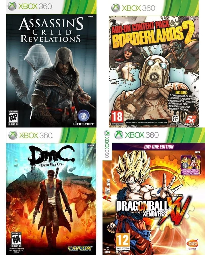 Combo Jogos Xbox 360 Digital Transferência De Licença - Escorrega o Preço