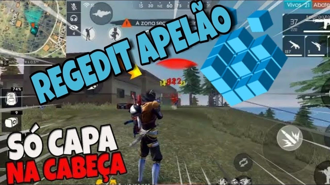 DESCOBRI!! O MELHOR HACKER PARA FREE FIRE!! (ANTI BAN, CAPA) 