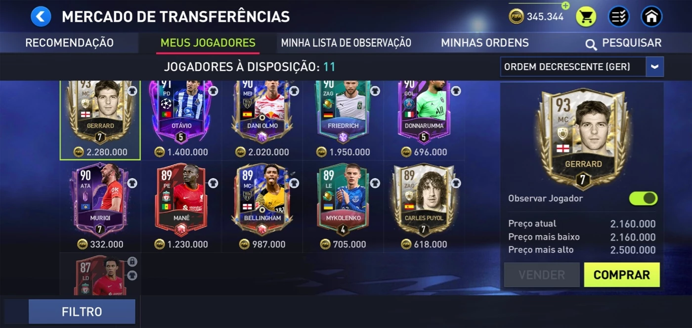 Conta de Fifa Mobile, Jogo de Computador Nunca Usado 84160062