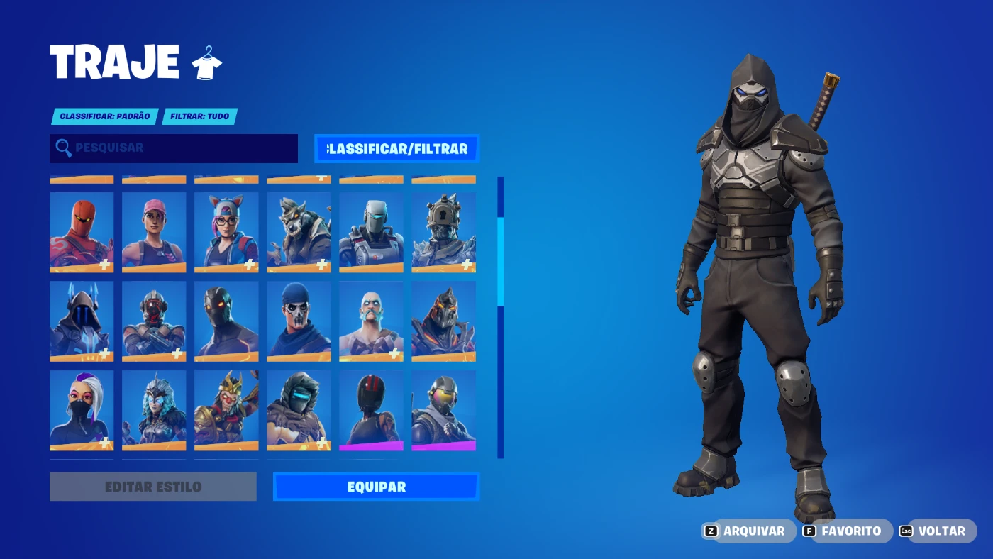 Conta Fortnite 44 Skins - Passe Atual - Pc/Xbox/Ps/Switch - DFG