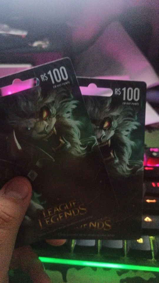 Gift Card League of Legends R$100 Reais - R$100,00