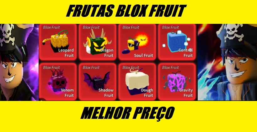 Frutas Blox Fruits !! A Mais Barata Do Mercado - Roblox - DFG