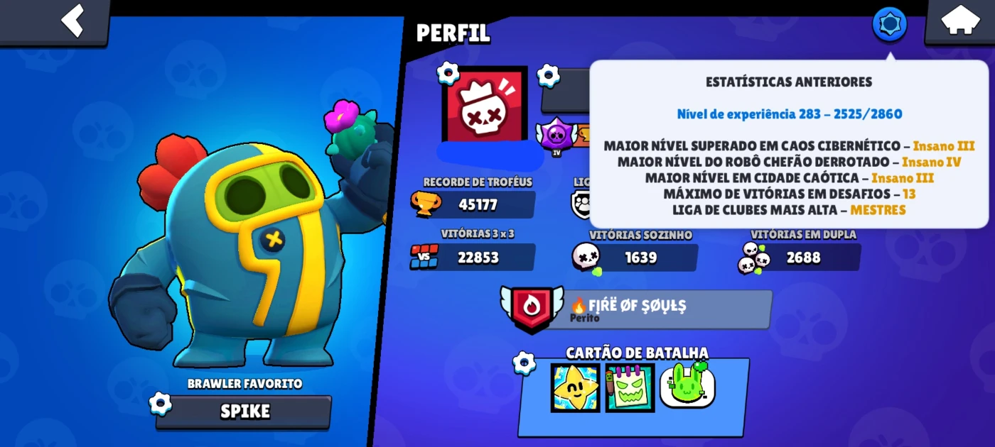 Conta Brawl Stars - DFG